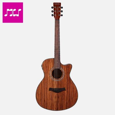 KADENCE Acoustica A05 Zebra Wood Semi Acoustic Guitar